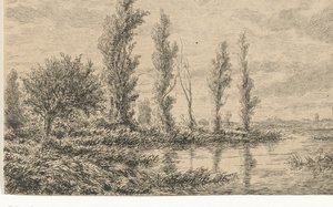 nehir manzarası by Adrianus van Everdingen