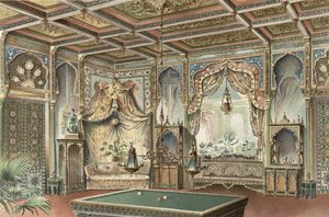 Mağribi bir bilardo salonu, 