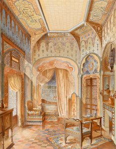 Mağribi tarzı bir banyo iç mekanı, 1893-94 dolaylarında yayınlanan 