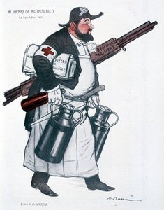 Henri de Rothschild - Barrère, 01/10/1907 tarihli “” Fantasio””da by Adrien Barrere