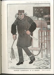 “Fantasio”daki Bir Barrere (1874-1931) İllüstrasyonu ”, 01/05/16 - Georges Clemenceau, dit La Grogne - 14-18 Savaşı, Sansür - Clemenceau George by Adrien Barrere