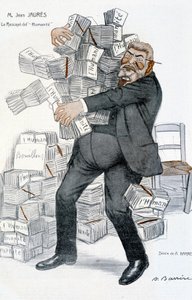 Jean Jaures, “” İnsanlığın kurtulanı””” - Adrien Barrere (1877-1931), 01/11/1906 tarihli “” Fantasio”””da by Adrien Barrere