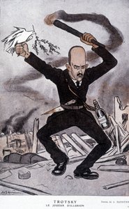 Leon Troçki (Troçki) (1879-1940), illüzyon oyuncusu - Barrère