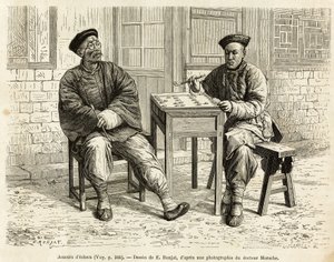 Satranç oyuncuları. A.Marie