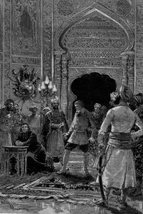 Tiyatro gösterimi: Charles Buet (1846-1897) tarafından Paul Felix Joseph Tailliade (1826-1896) (Abbe Patrice) ve Montal (Nicolas Charles Bonlarron) ile 