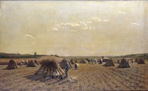 Hasat Sahnesi, 1879 by Adrien Louis Demont