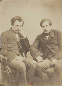 Goncourt kardeşler Goncourt kardeşler, yaklaşık 1855.