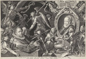 Bartholomew Spranger ve eşi Christina Muller