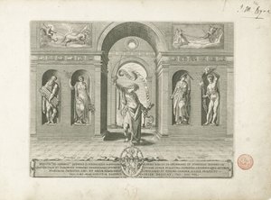 Janus ve dört mevsim On iki ay hakkında bir dizinin Başlık resmi On İki Ay (dizi adı) by Egidius  Sadeler (II)