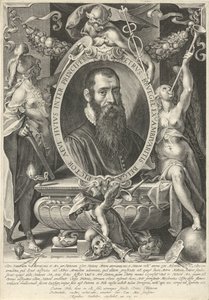 Genç Pieter Brueghel'in Portresi by Egidius  Sadeler (II)