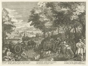 Eylül (nesne üzerindeki başlık) On İki Ay (dizi adı) by Egidius  Sadeler (II)
