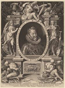 Rudolf II by Aegidius Sadeler II after Hans von Aachen