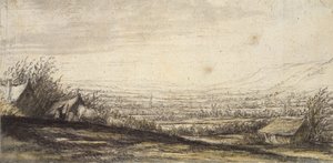 Kulübe ve Sığır ile Kapsamlı Peyzaj, 17. yüzyılın sonlarında by Aelbert Cuyp