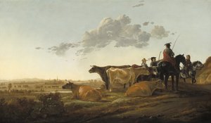 Çobanlarla Manzara, c.1650-52 by Aelbert Cuyp