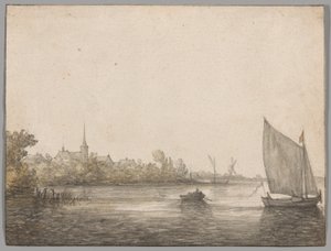 Yeni Maas Karşısında Görülen IJsselmonde Görünümü