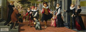 Zengin Çocuklar, Yoksul Ebeveynler, 1599 by Aert Pietersz.