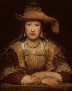 Genç Bir Kadının Portresi, 1690 dolayları (tuval üzerine yağlı boya) by Aernt de Gelder