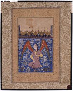 Bir tespih ile havadan peri, c.1500 by Afghan School