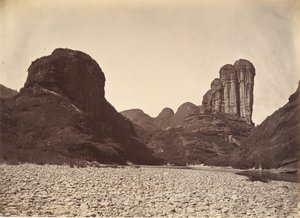 Sing Chang Yakınındaki Kazıklı Taş Dağ, yaklaşık. 1869.