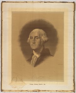 dokuma portre by After Gilbert Stuart