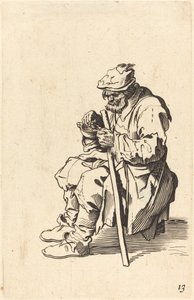 dilenci yeme by After Jacques Callot