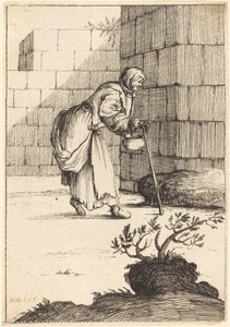 dilenci kadın by After Jacques Callot