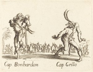 kap. Bonbardon ve Kap. ızgara by After Jacques Callot
