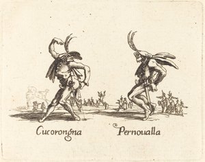 Cucorongna ve Pernoualla by After Jacques Callot