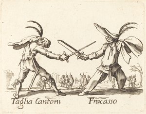 Taglia Cantoni ve Fracasso by After Jacques Callot