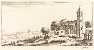 Köy Kilisesi by After Jacques Callot