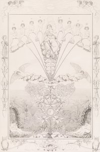 Gece, The Times of the Day, 1807 dizisinden. by After Philipp Otto Runge