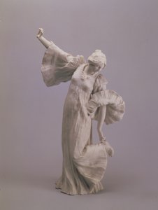 Dansçı, bir masanın ortasından, Sevres, 1900 (bisküvi)