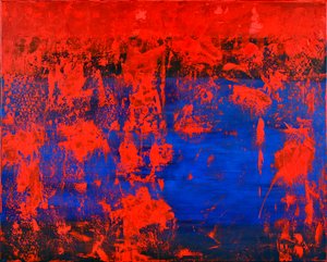 İsimsiz, 2017 (tuval üzerine akrilik) by Agnes Girardon
