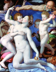 Venüs ve Aşk Tanrısı ile Bir Alegori, c1523-1568