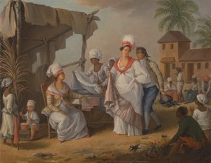 Pazar Günü, Roseau, Dominika, ca.1780.