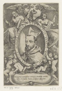 Portret van kardinal Cinzio Aldobrandini by Agostino Carracci (possibly)