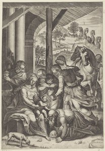 Kralların hayranlığı by Agostino Carracci