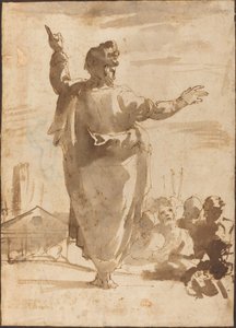 Aziz Paul Vaazı by Agostino Carracci