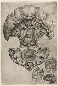Fan LEventtail , c. 1589-1595. by Agostino Carracci