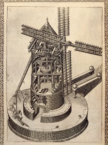 yel değirmeni by Agostino Ramelli
