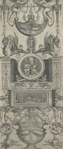 1521 tarihli Süs Panosu. by Agostino Veneziano.