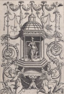 Süs Paneli, ca. 1514-36. by Agostino Veneziano