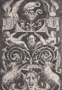 Süs Paneli, ca. 1514-36. by Agostino Veneziano