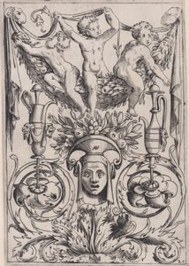 Süs Paneli, ca. 1514-36. by Agostino Veneziano