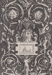 Süs Paneli, ca. 1514-36. by Agostino Veneziano