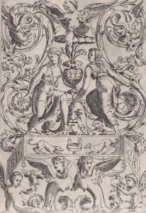 Süs Paneli, ca. 1514-36. by Agostino Veneziano