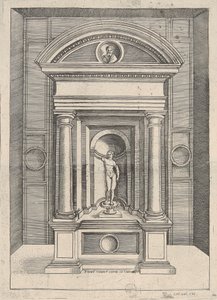 Capitol'de İlk Tenplum Perşembe by Agostino Veneziano