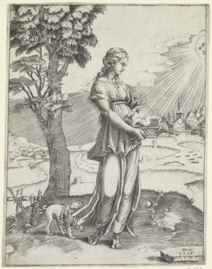 Sybil van Cumae by Agostino Veneziano