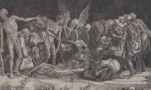 1518 tarihli iskeletler. by Agostino Veneziano