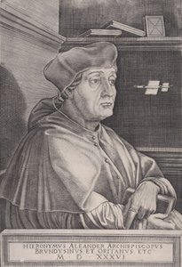 Brindisi Başpiskoposu, 1536 tarihli. by Agostino Veneziano